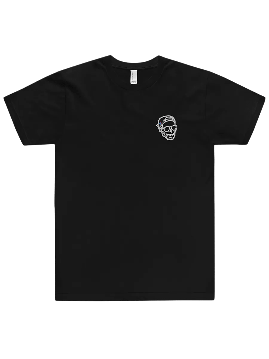 Embroidered Skull - Unisex Jersey T-Shirt product image (1)