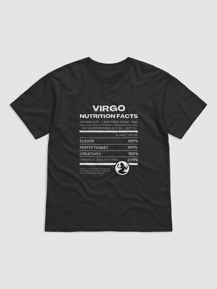 Virgo Nutrition Facts T-Shirt product image (2)