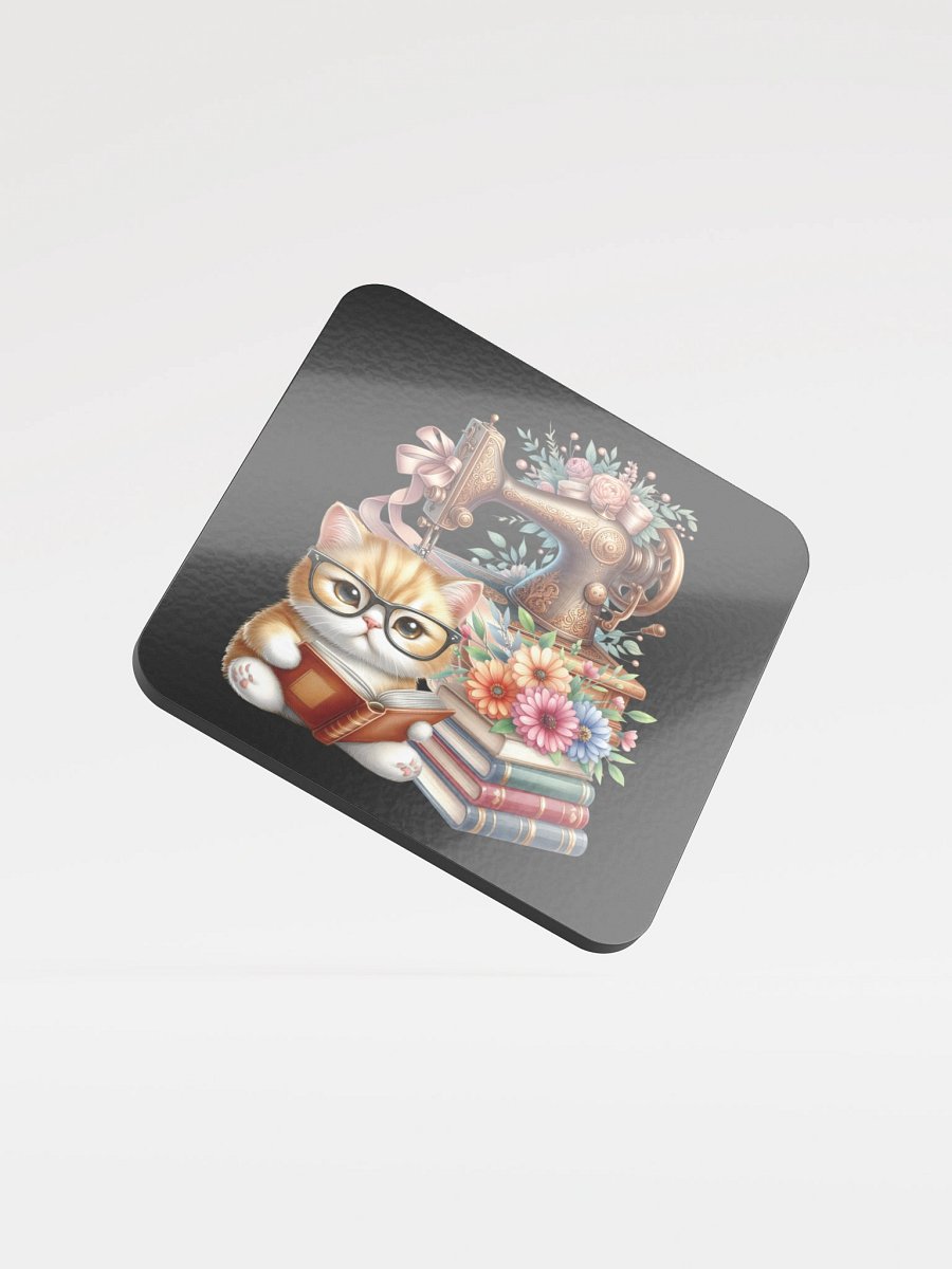 Whimsical Kitty Glasses Coaster Set product image (2)