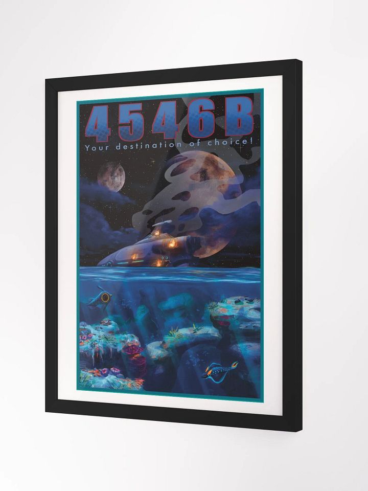 4546B (night version) Subnautica poster (Framed) product image (2)