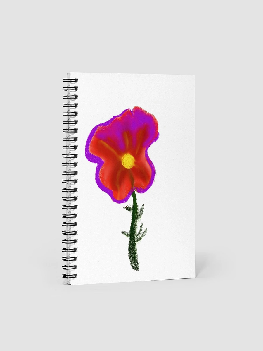 Falling Flower Spiral Notebook with 140 dotted pages product image (1)