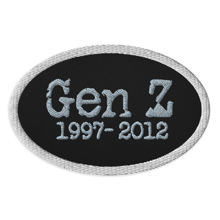 Gen Z 1997–2012 Embroidered Patch product image (1)