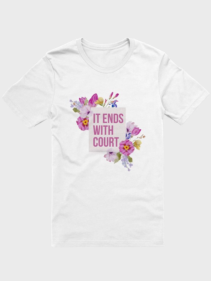 It Ends With Court (White) product image (1)