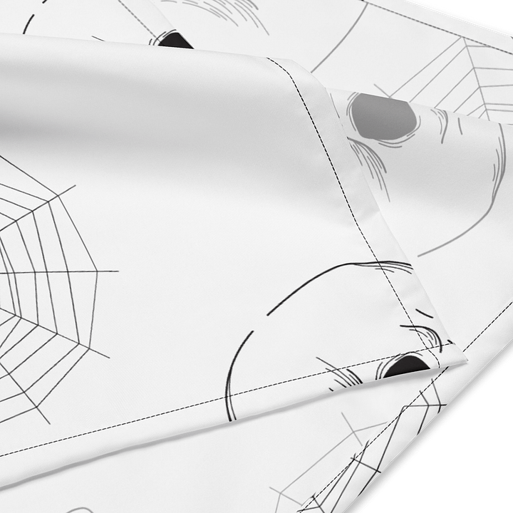 skull and dagger bandana white product image (4)