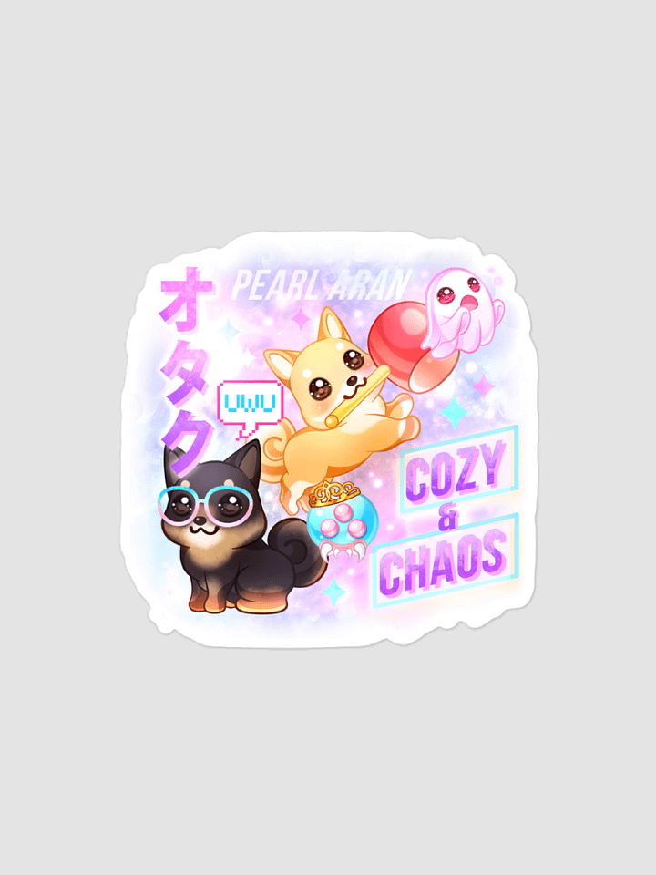 Pearl Aran: Cozy and Chaos Sticker product image (1)