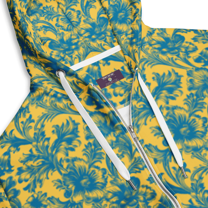 Fleur Royale | Recycled ZIP Unisex Hoodie product image (6)