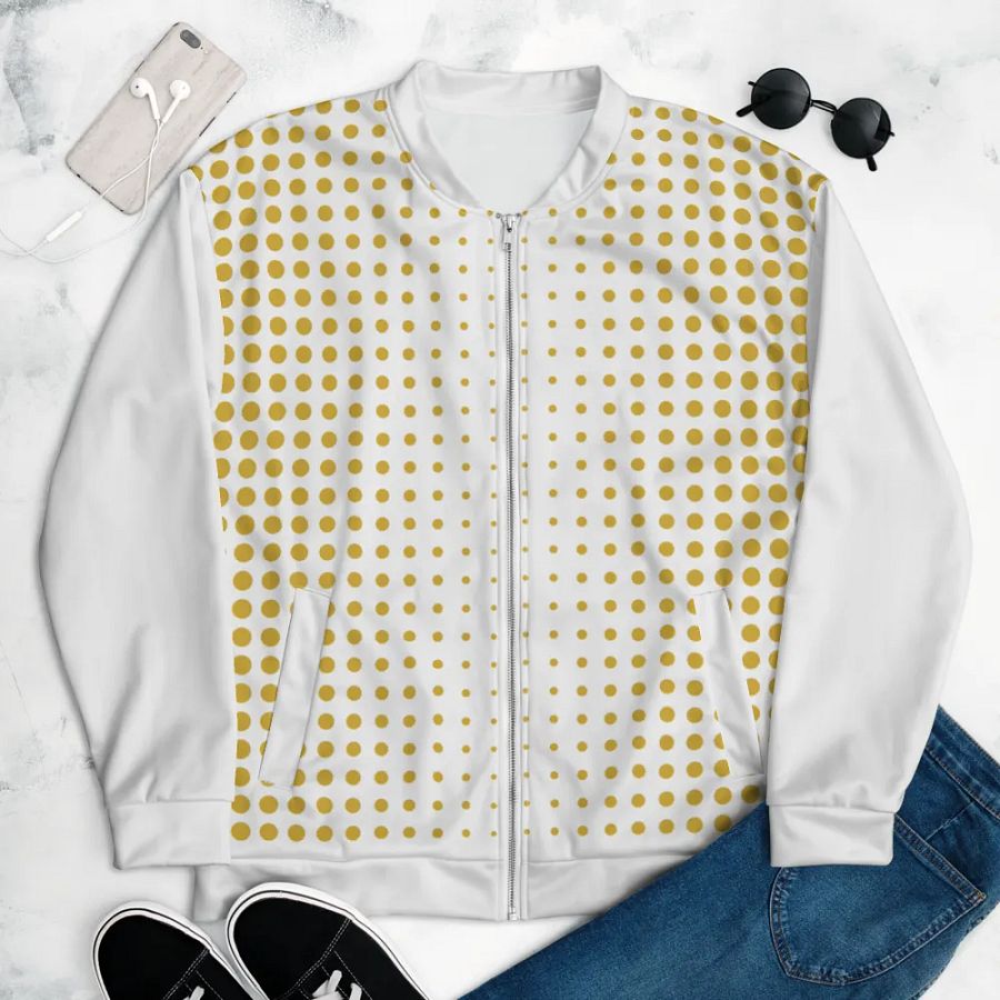 Sunburst Ladder All-Over Print Bomber Jacket product image (6)