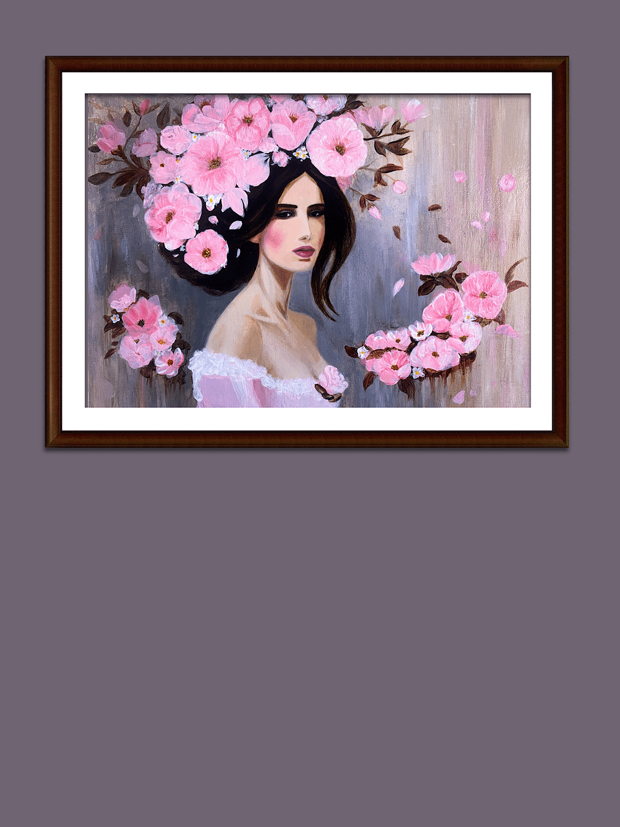 Blushing Beauty Among Blossoms product image (1)