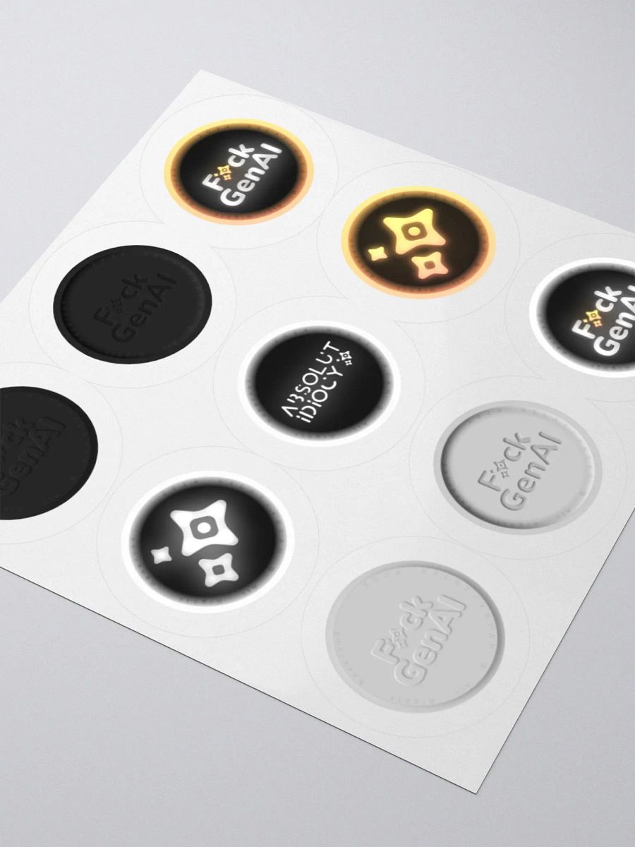 Absolut Idiocy Kiss-Cut Sticker Set #0 (On White) product image (3)