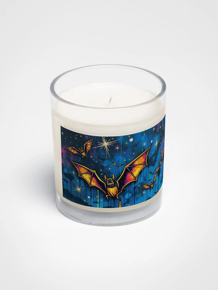 Starry Night Bat Dance Soy Wax Candle product image (2)