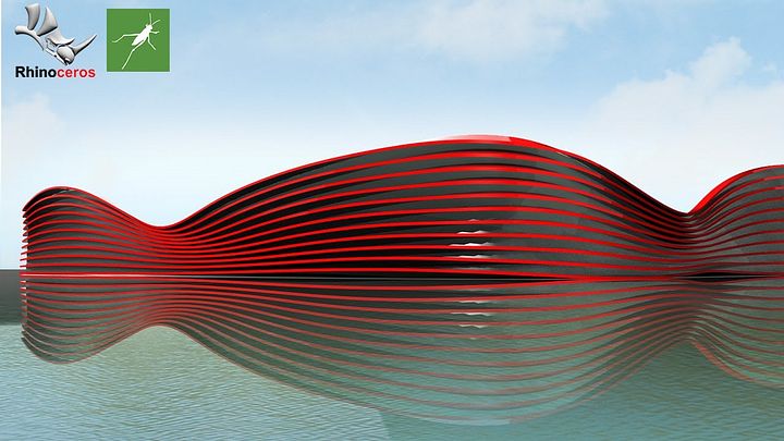 Curved Parametric Facade Design Grasshopper Rhino Files Download product image (1)