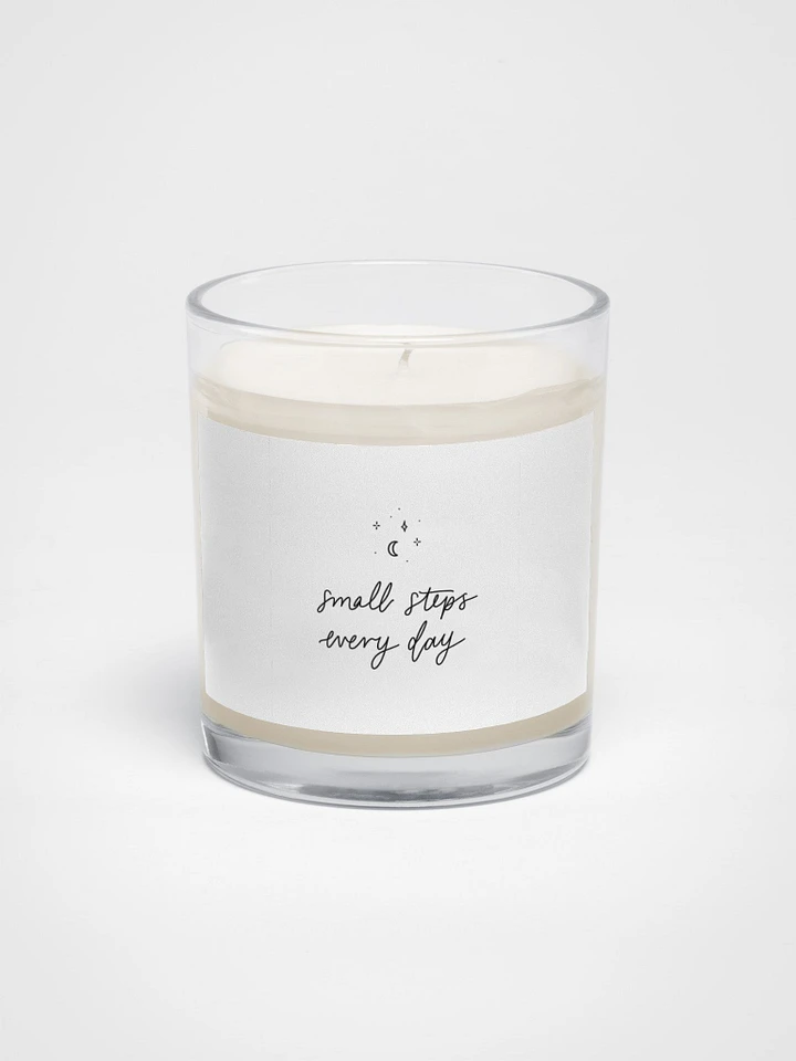 Small steps every day candle product image (1)