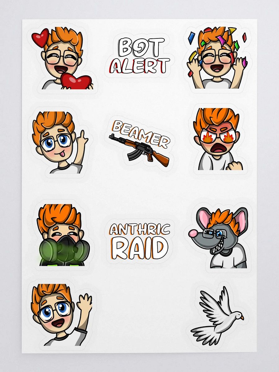 Emote Sticker Pack product image (1)