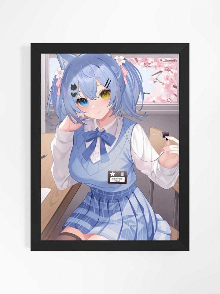 Framed Blue School Girl product image (8)