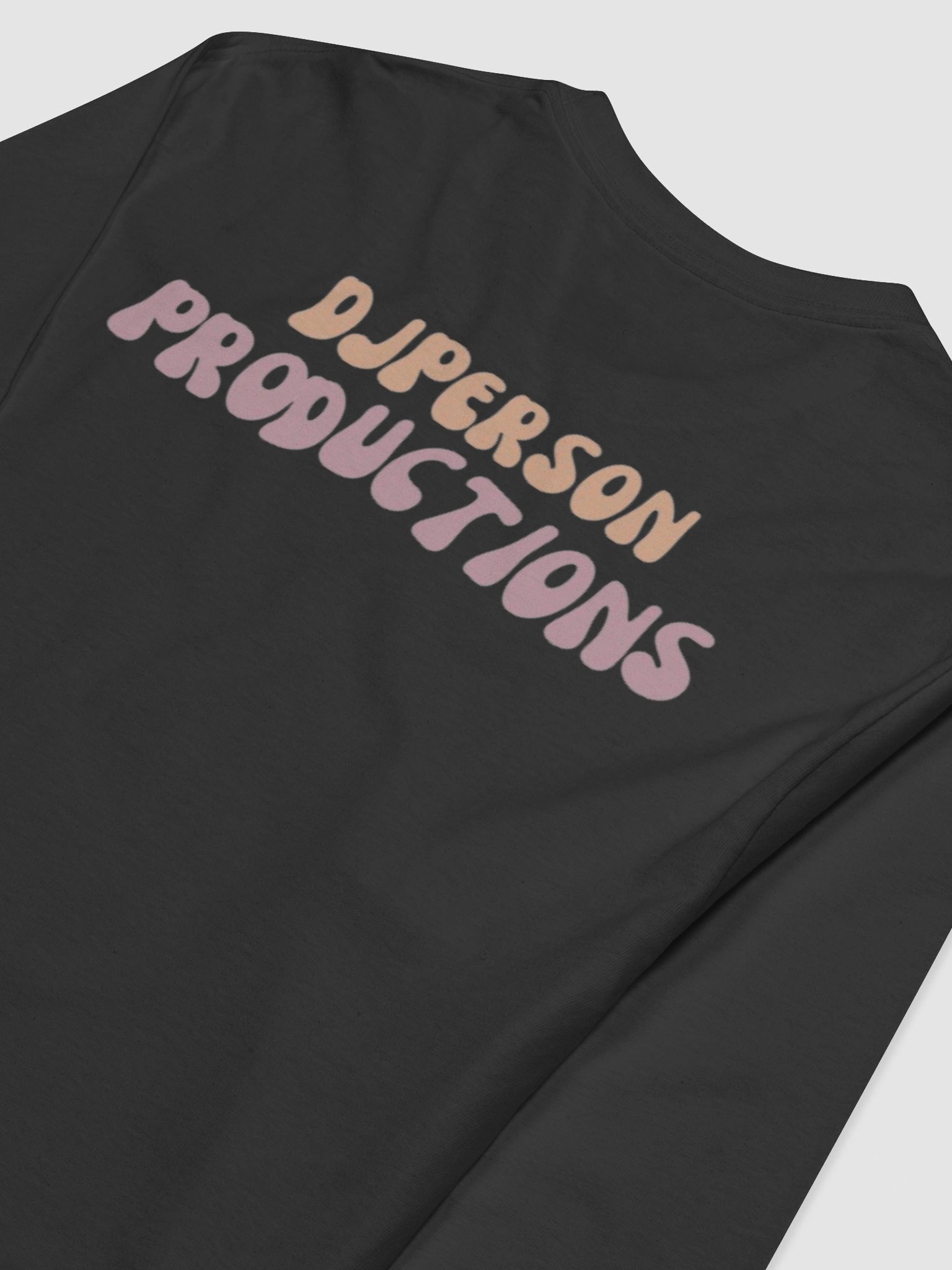 DJPerson Production Black long Sleeve shirt product image (4)