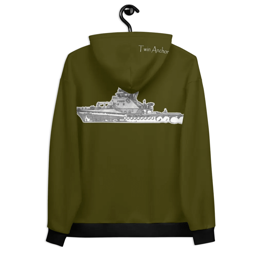 Green Foss tug Sketch Hoodie product image (8)