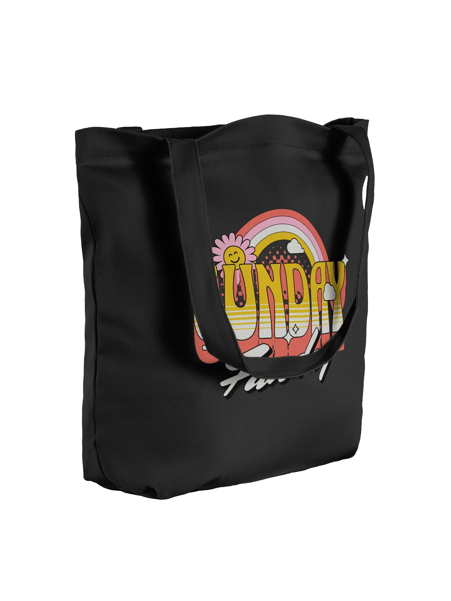 Shop Sunday Funday Typography Tote Bag for Weekend Vibes product image (4)