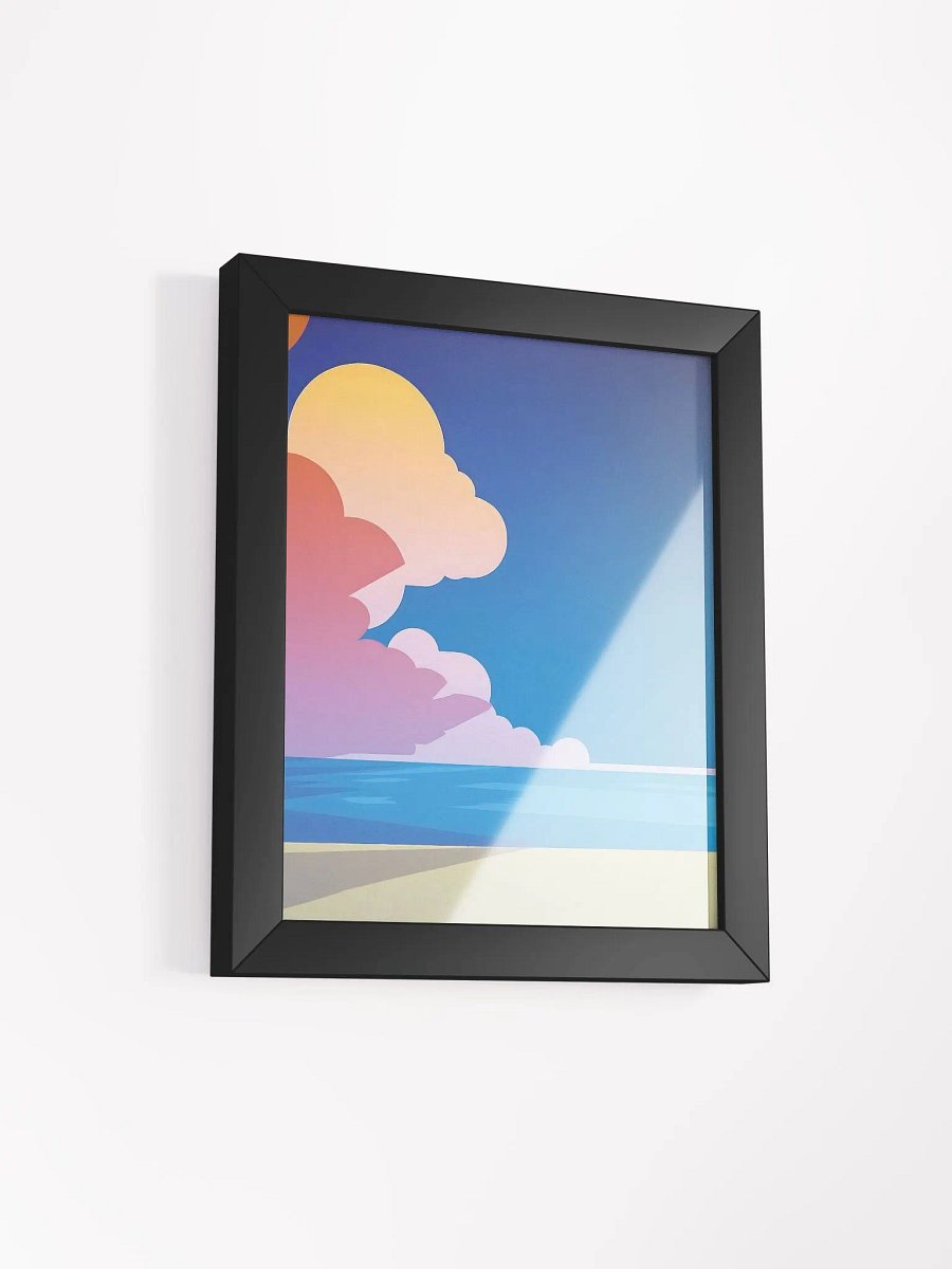 Framed Poster of Big Clouds product image (2)
