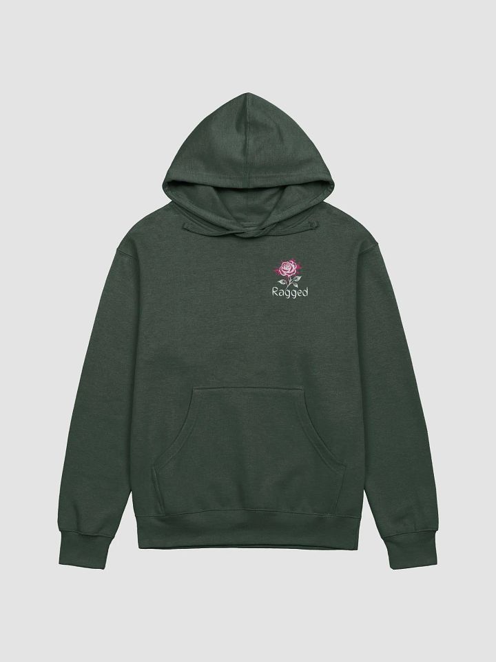 Ragged Rose Pink~ Green Hoodie product image (1)