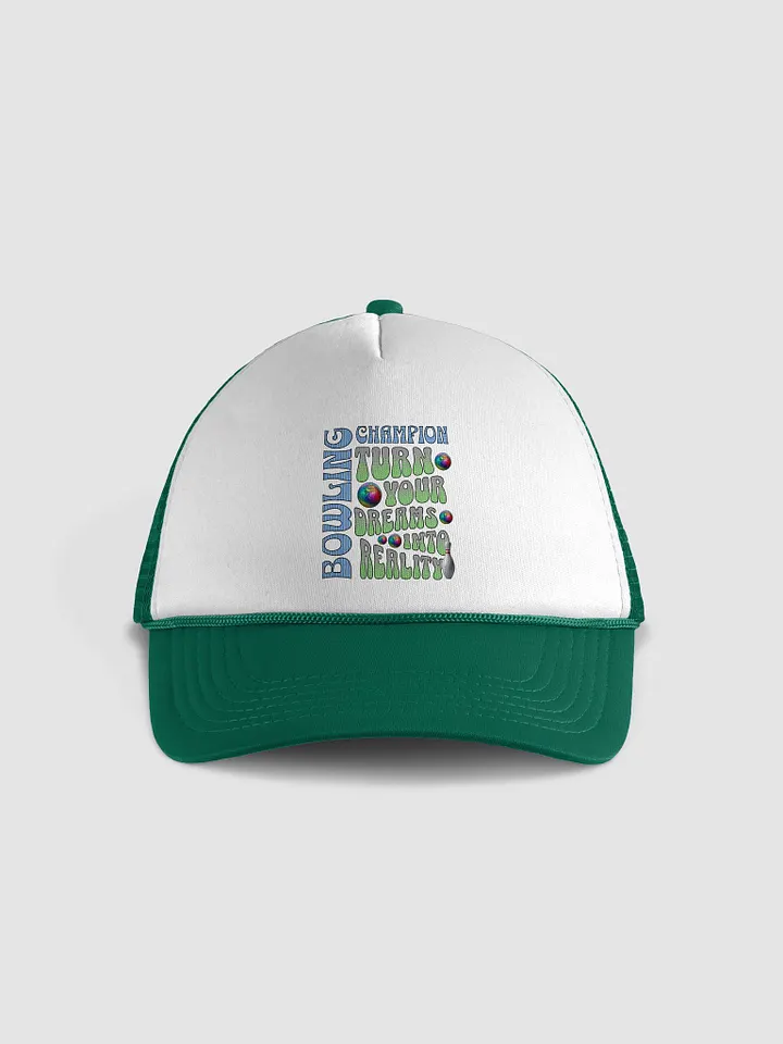 Champion Turn Your Dreams Into Reality Bowling Champion Trucker Hat product image (5)