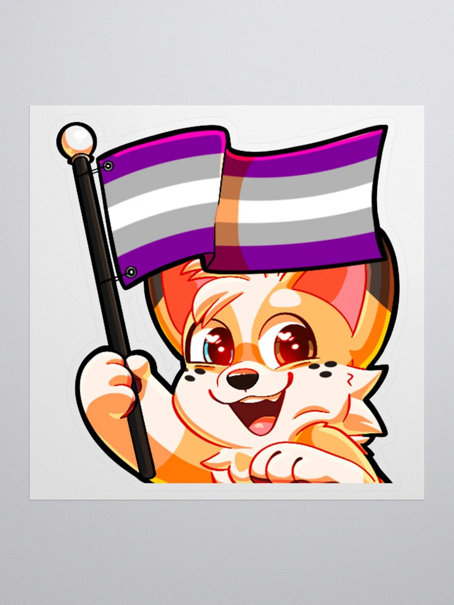 Gray Asexual Pride Sticker product image (1)