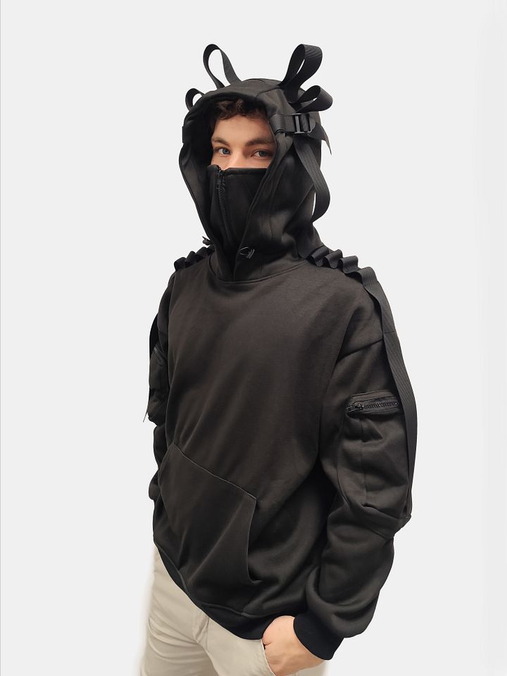 Black ClownTech Hoodie product image (2)