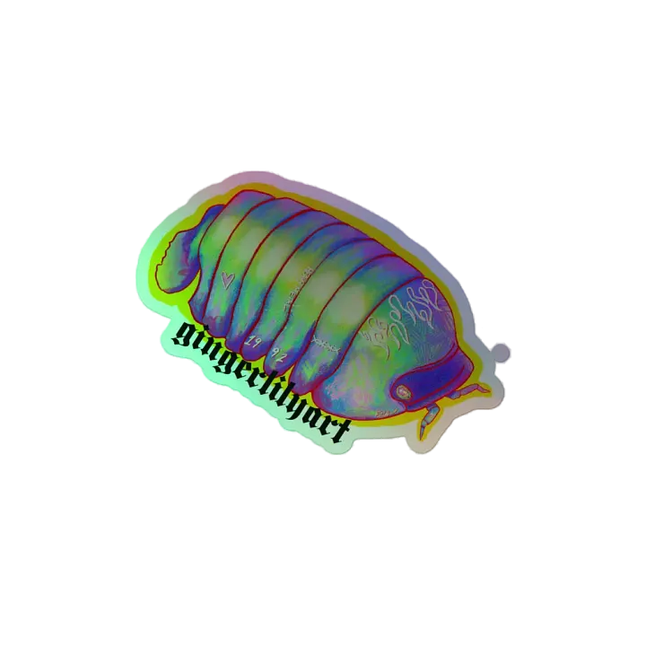 hotrod isopod sticker product image (2)
