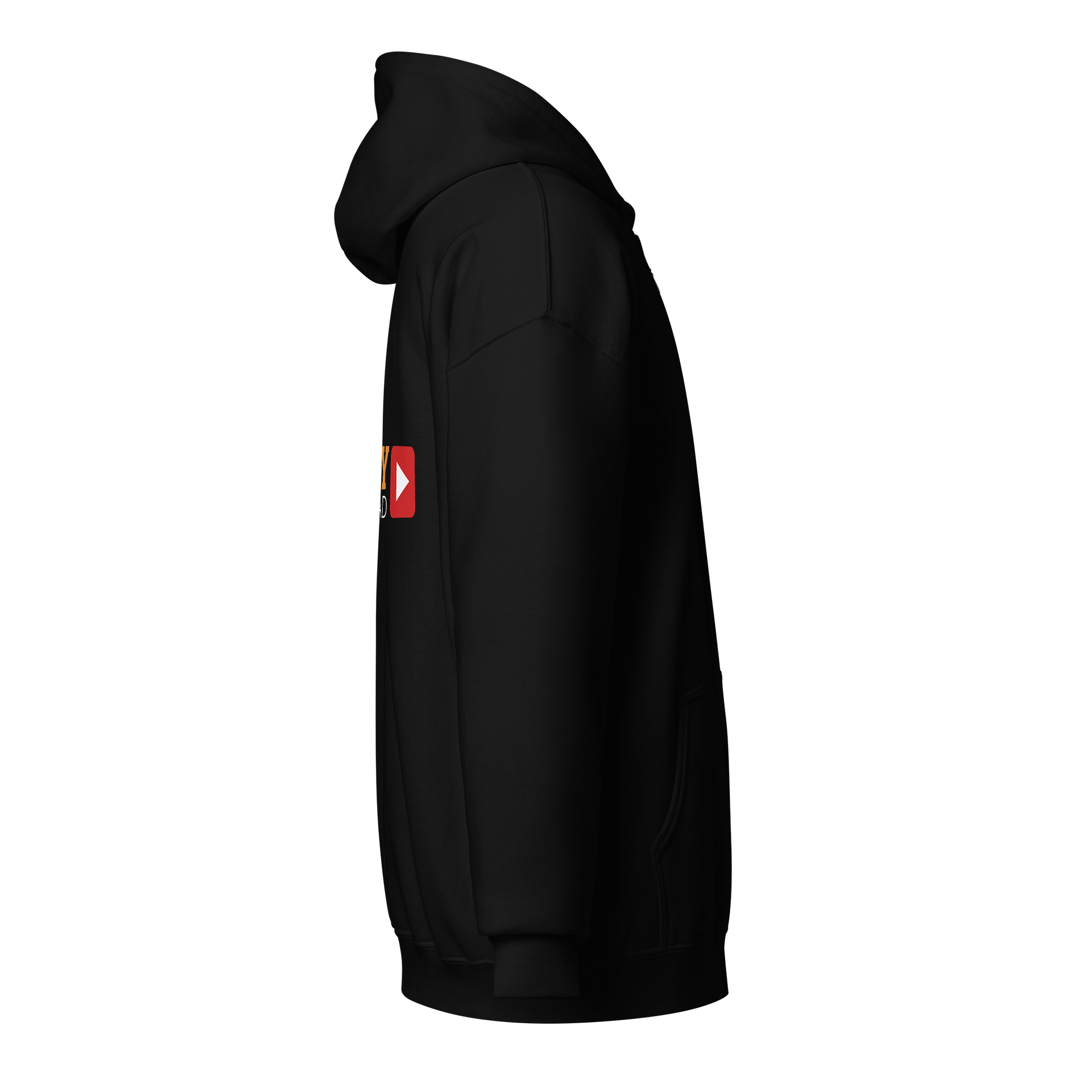I made a model ... black zipper hoodie product image (6)