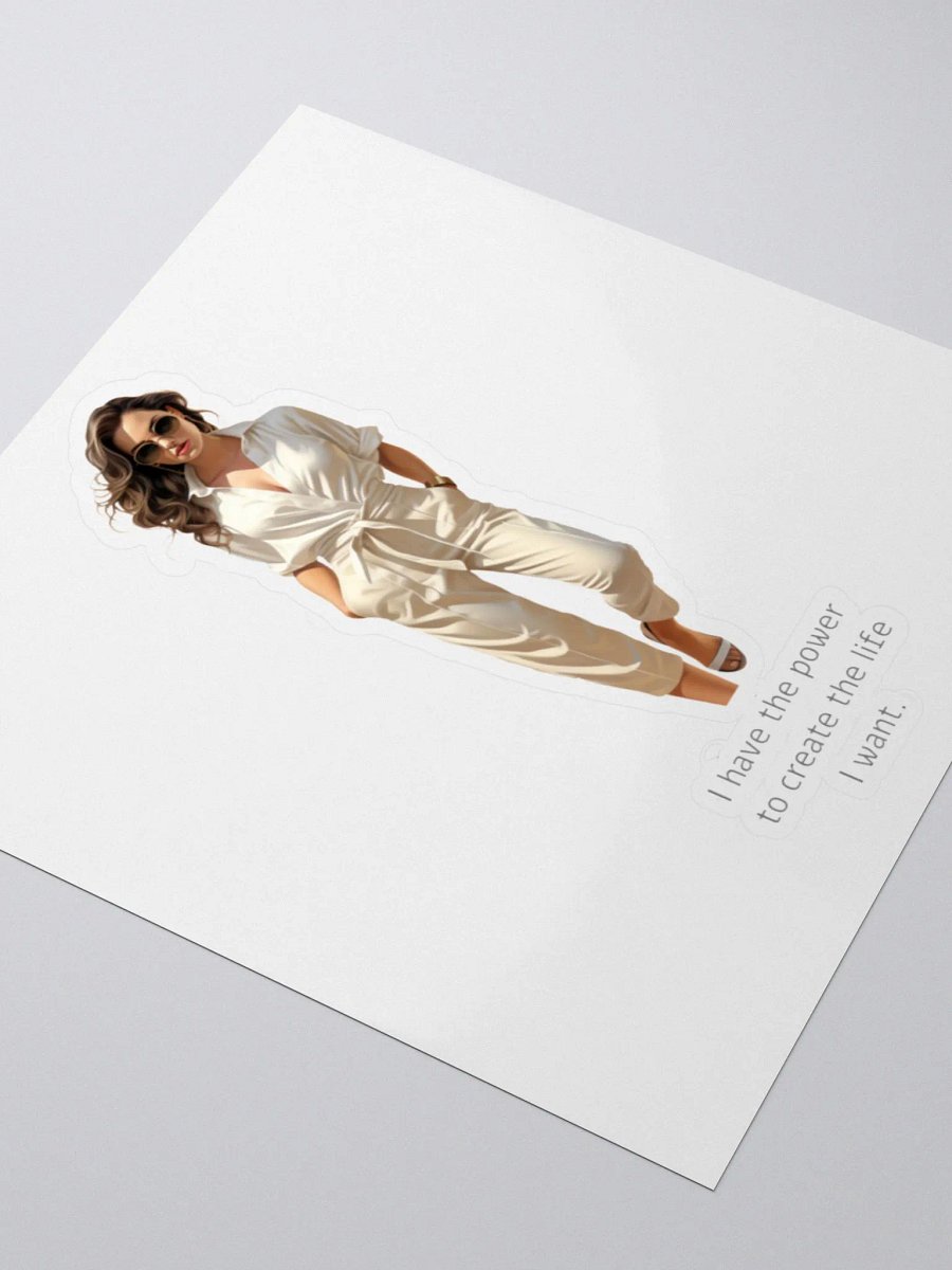 Inspirational sticker - I have the power to create the life I want product image (4)