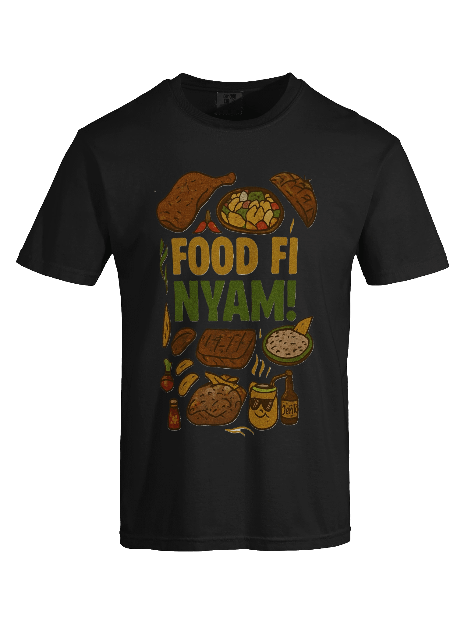 FOOD FI NYAM! Cotton T-Shirt product image (55)