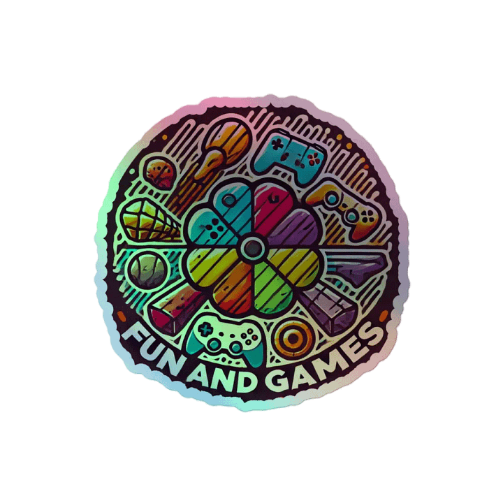 Fun & Games Holographic Sticker Pack product image (2)
