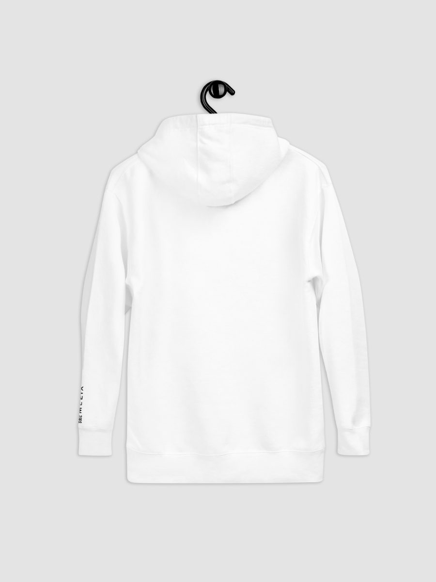 Hoodie - Embroidered Logo White product image (3)