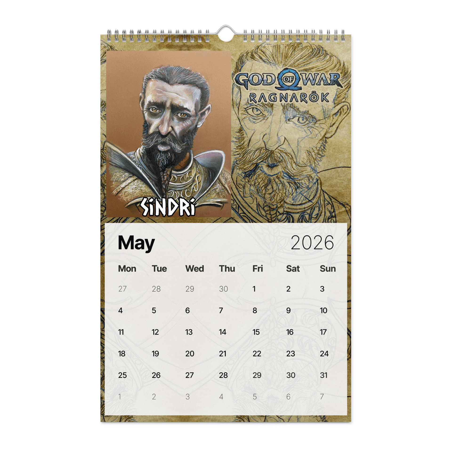 ELFSAR's 2026 God of War Ragnarök Calendar product image (6)