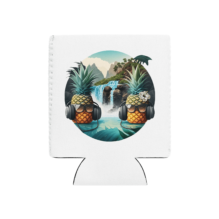 Two Pineapples Waterfall Vibes Coozie product image (1)