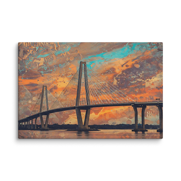 Charleston's Majestic Span Canvas Print product image (2)