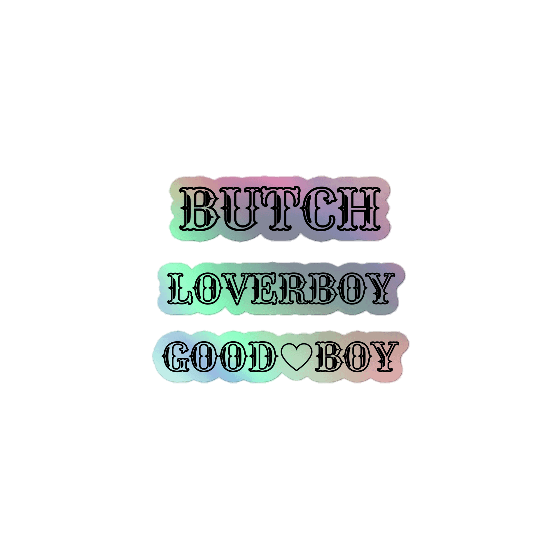 GOOD BOY BUTCH STICKERS product image (1)