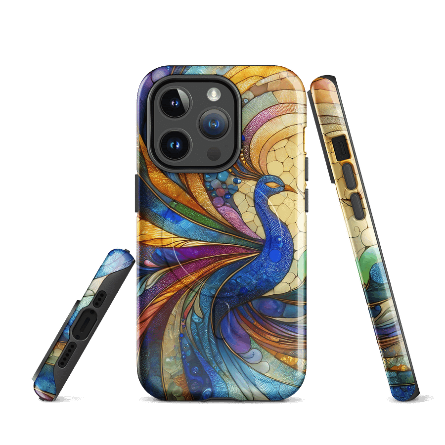 Peacock Feathers iPhone® MagSafe® Tough Case product image (3)