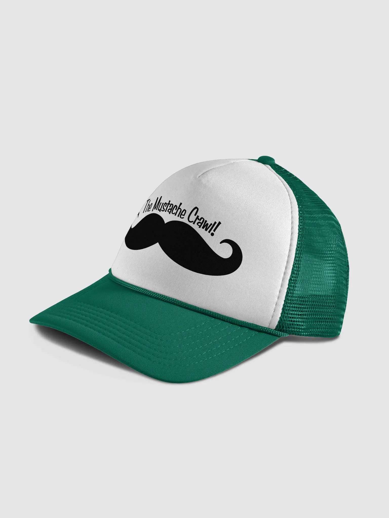 Mustache Crawl Foam Trucker Hat product image (10)
