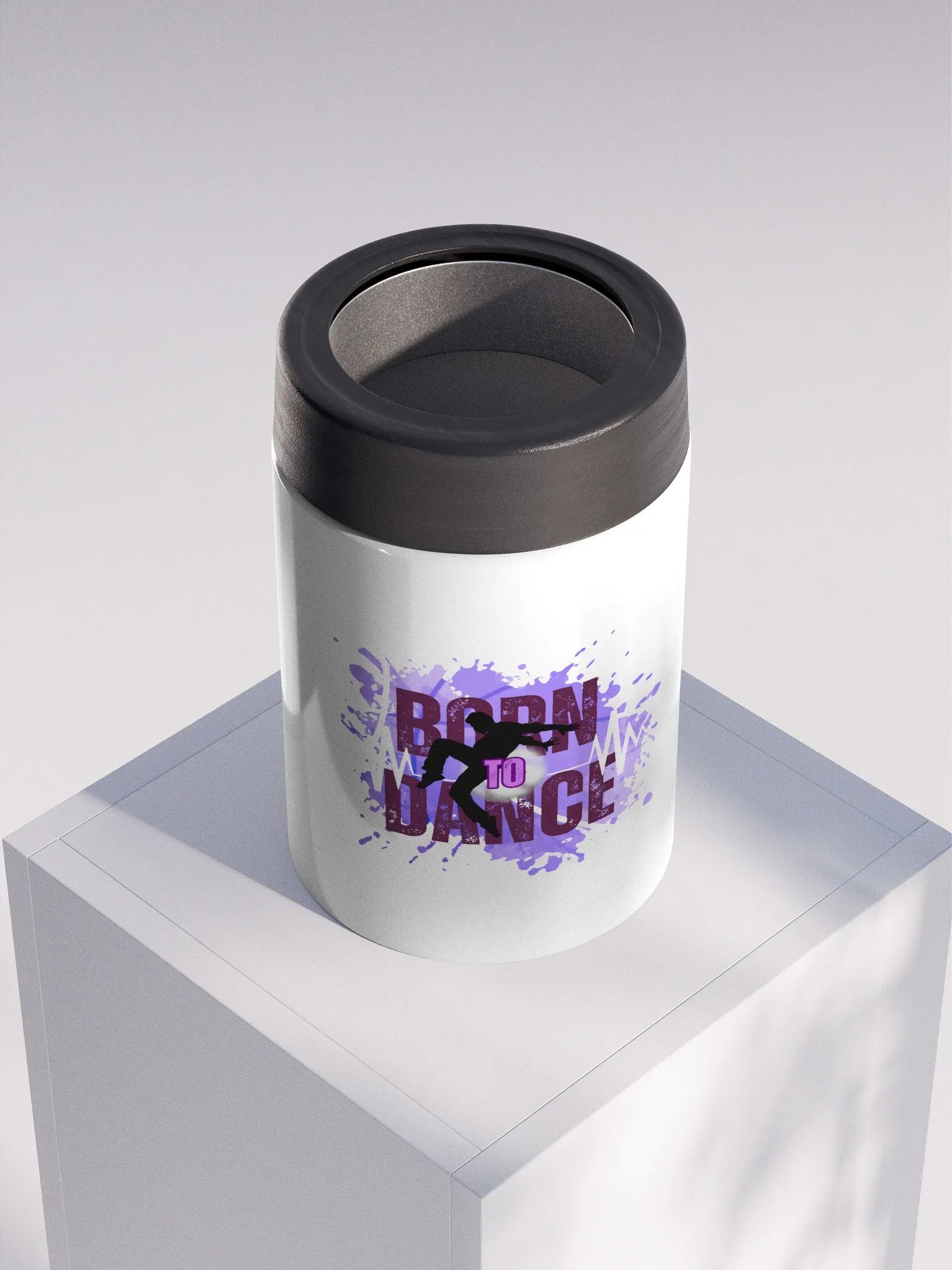 Create Greatness + Born to Dance Splash His Silhouette Stainless Steel Koozie product image (4)