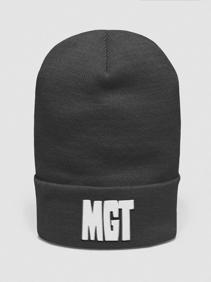 Dark Grey MGT Beanie product image (1)