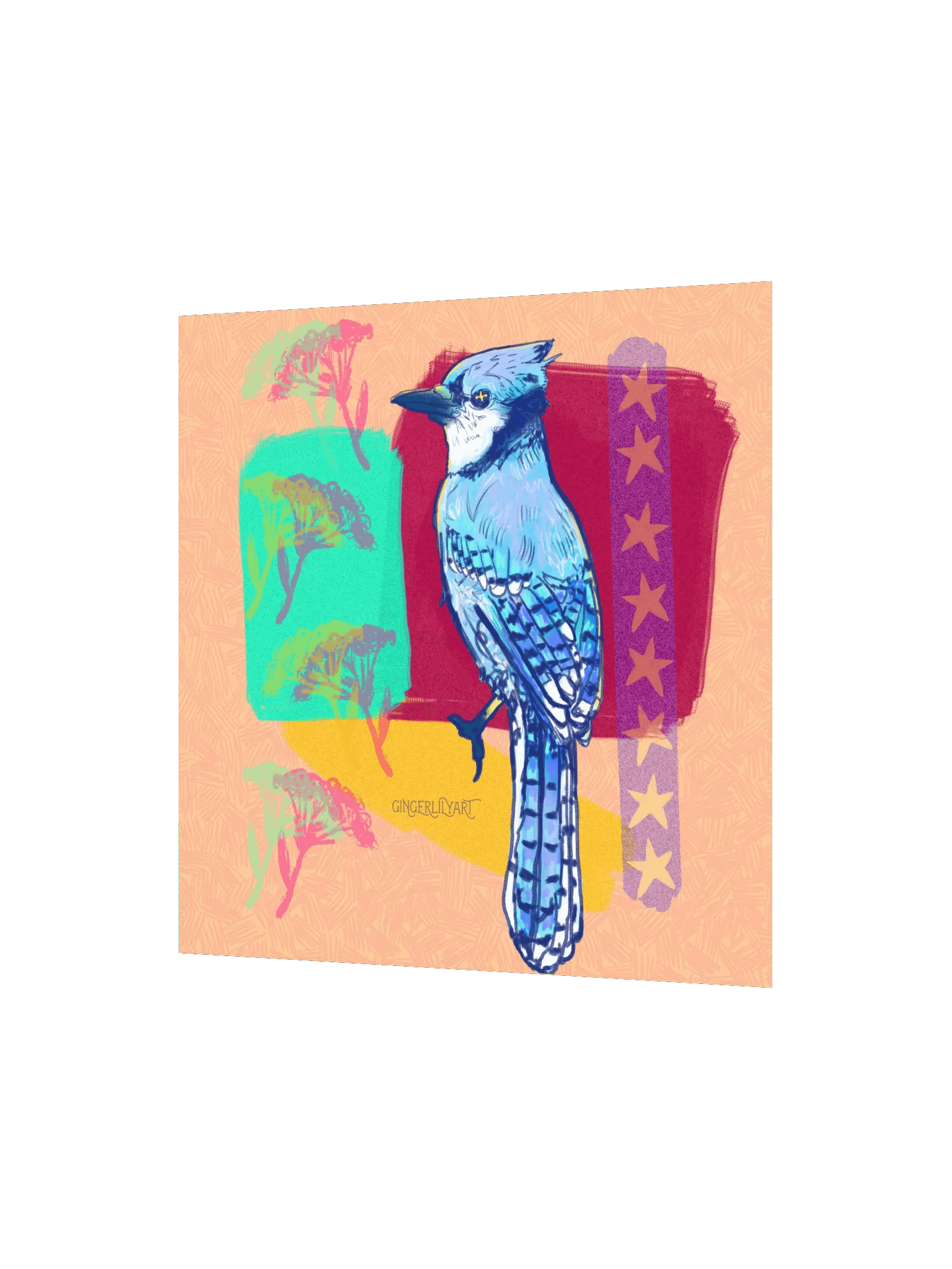 blue jay print product image (5)