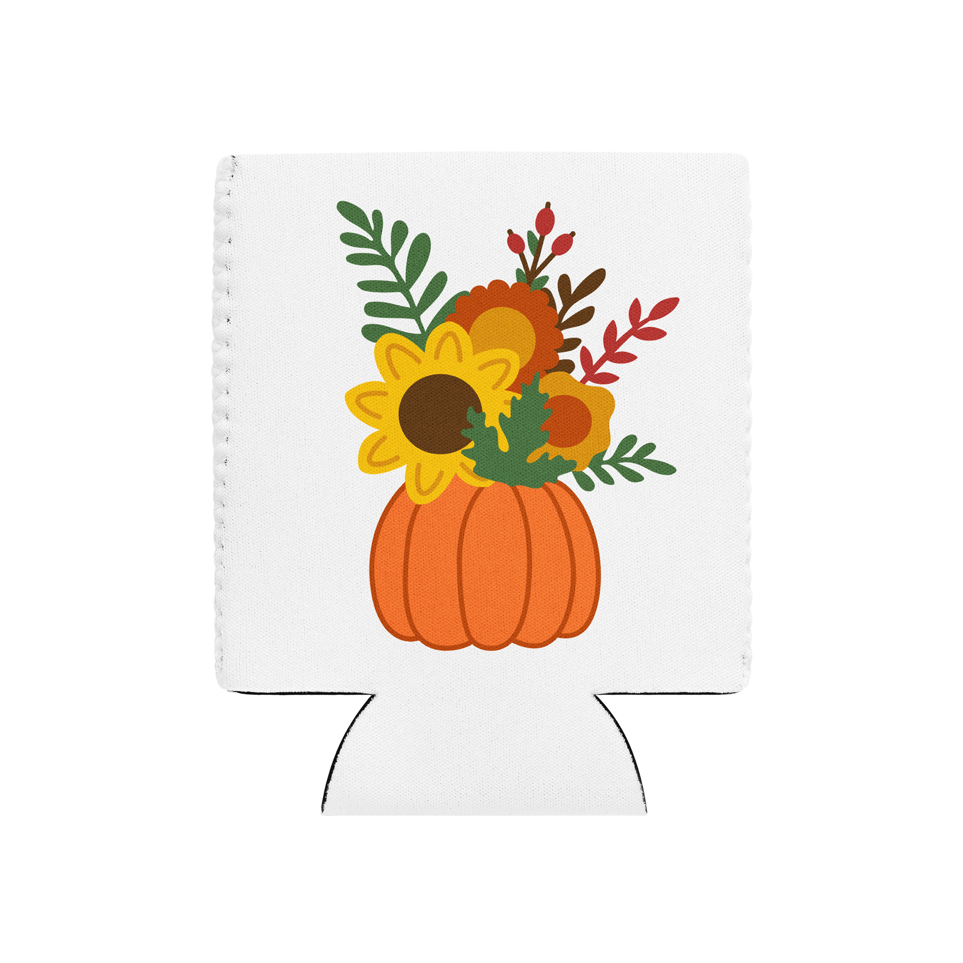 Floral Pumpkin Can Cooler product image (1)