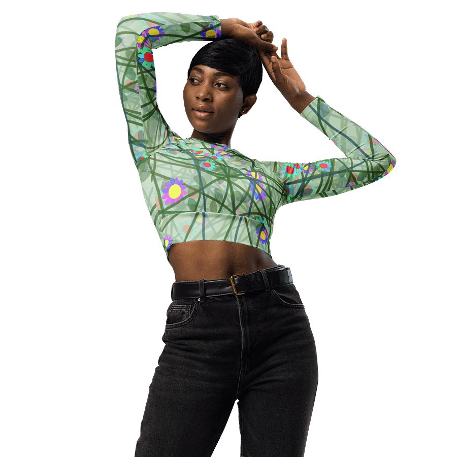 Botanical Harmony Recycled Crop Top product image (1)