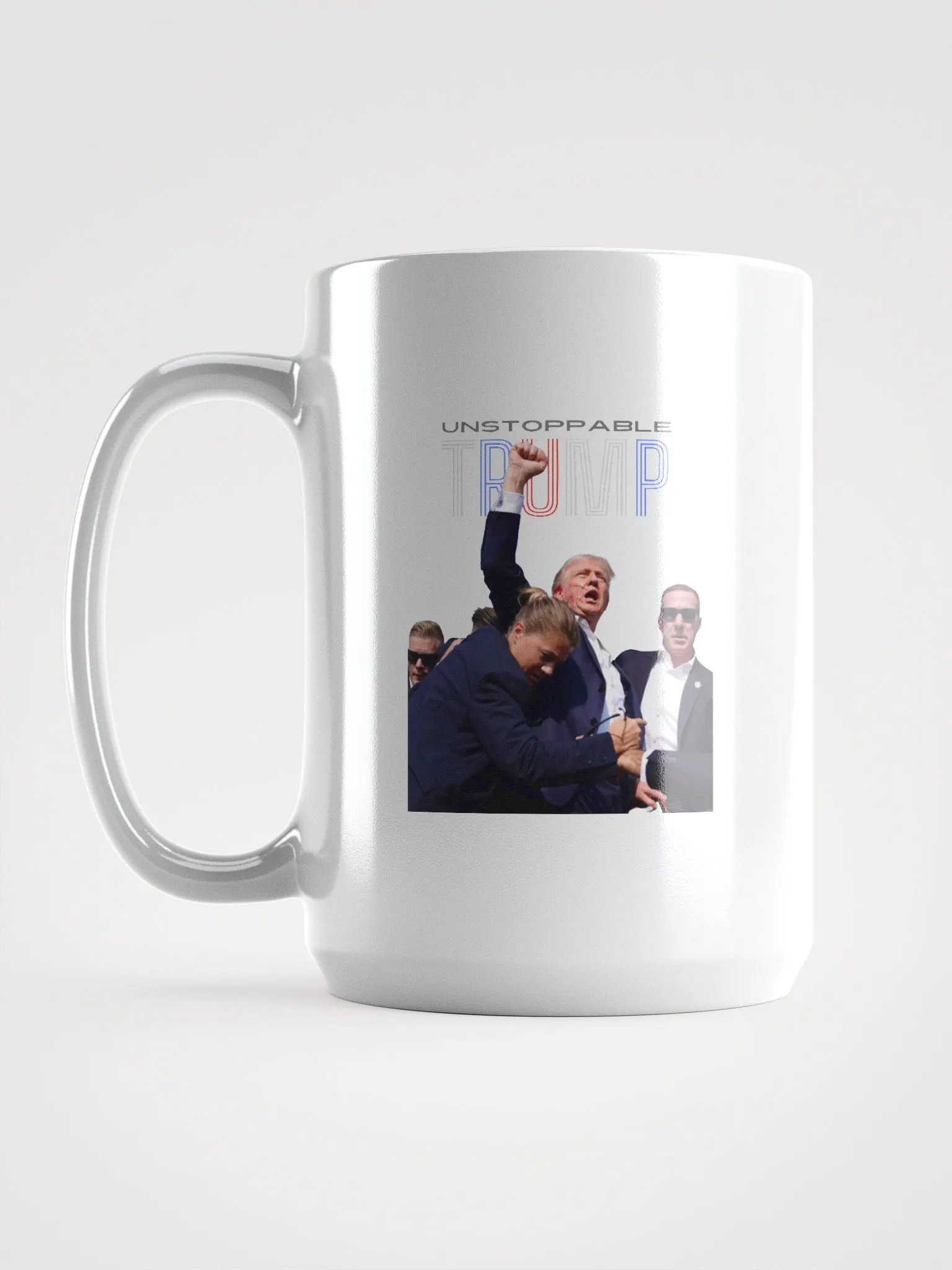 Unstoppable Trump: Fist Pumping Freedom Mug product image (2)
