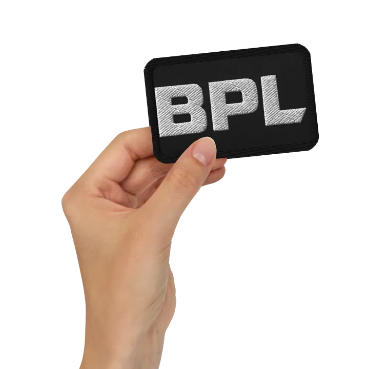 BPL Wordmark Embroidered Patch product image (2)