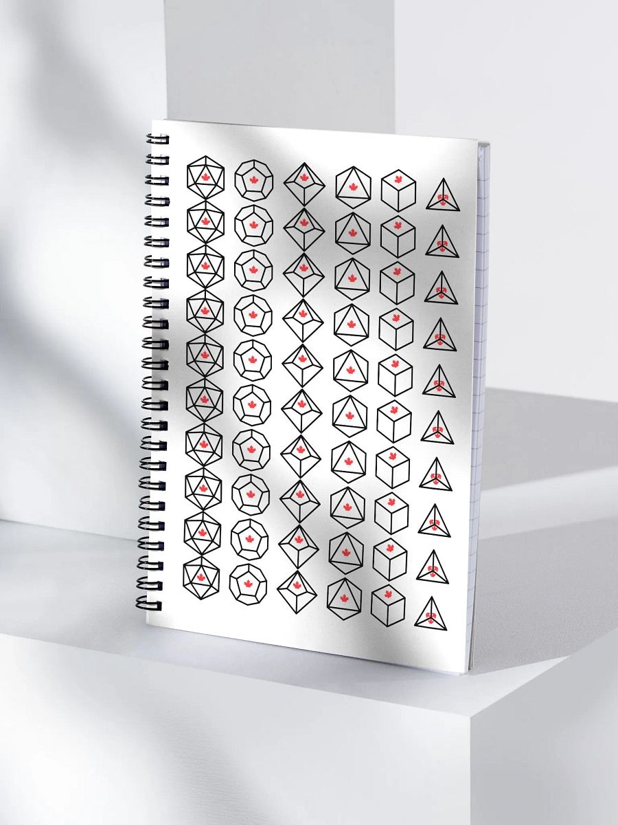 Dice Set Notebook (Black) product image (3)