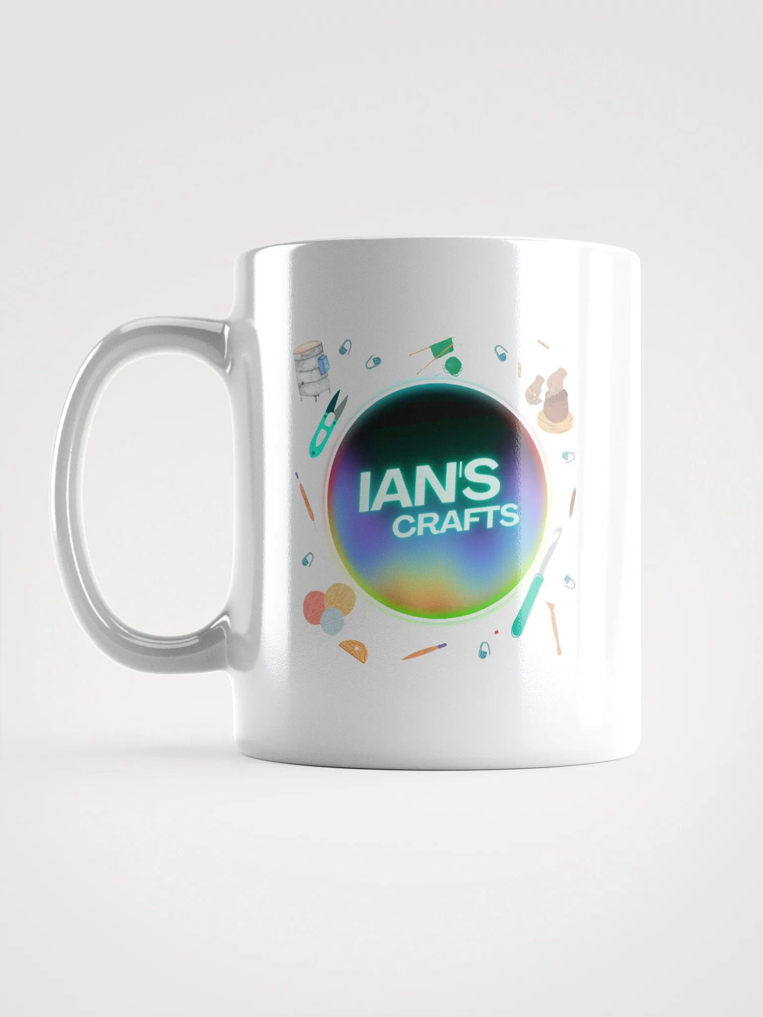 IansCrafts White Glossy Mug product image (16)
