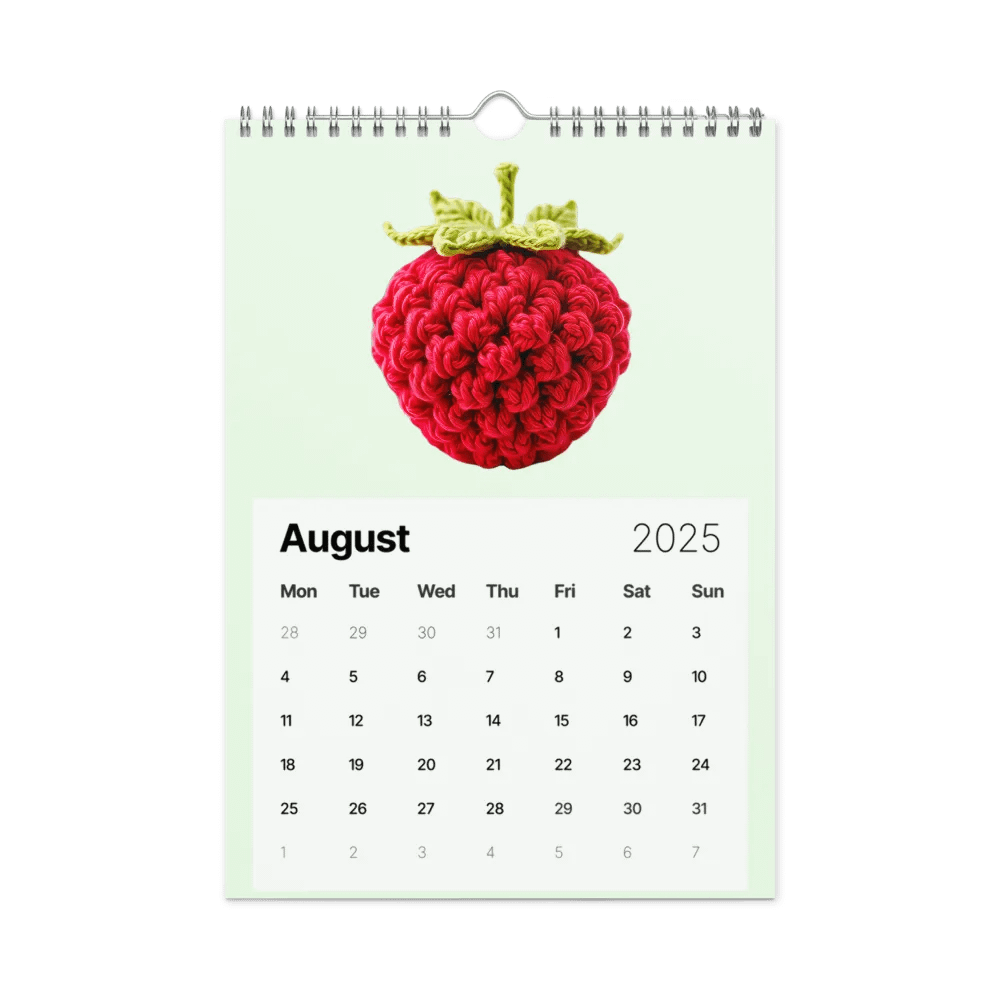 CozyAvocado's Healthy 2025 Calendar Fruity Edition product image (9)