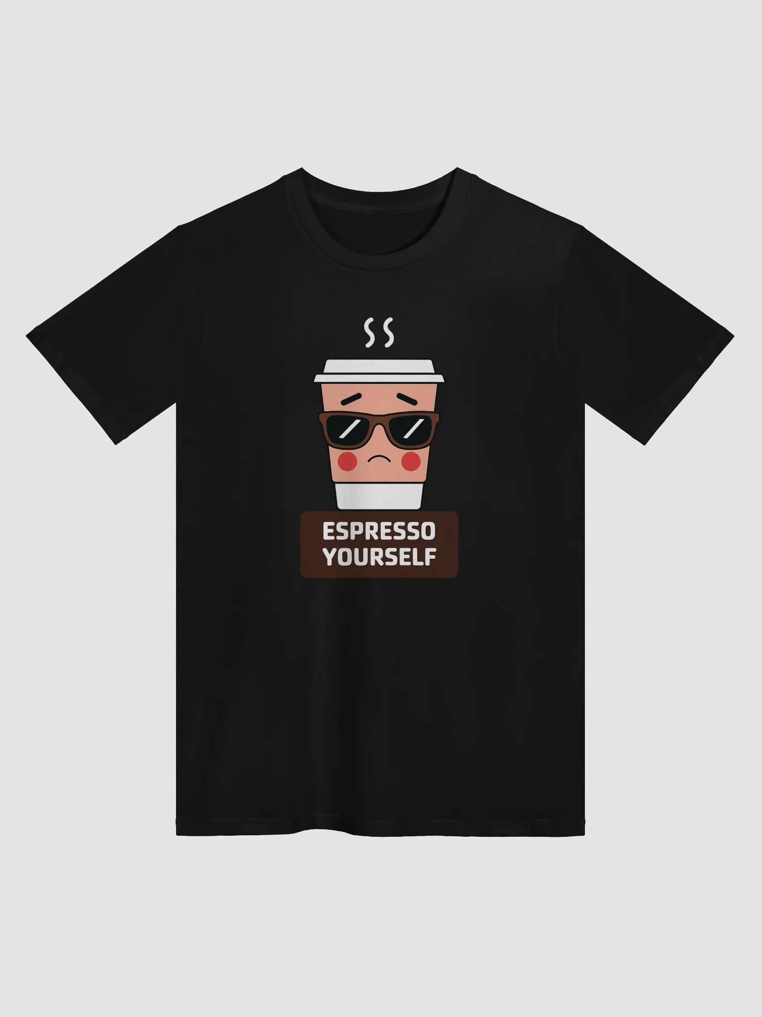 Espresso Yourself Cool Coffee Cup Sunglasses T-Shirt product image (2)