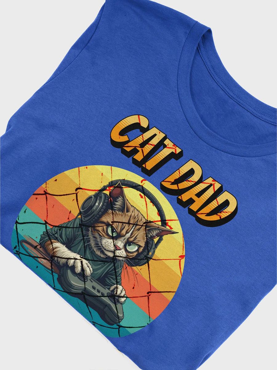 Cat Dad Gamer Pro Iconic Comfort T-Shirt product image (30)